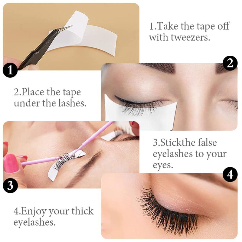 Eyelash Extension Eye Irritation - Нераздражающие пенопластовые ленты под глаза, 110