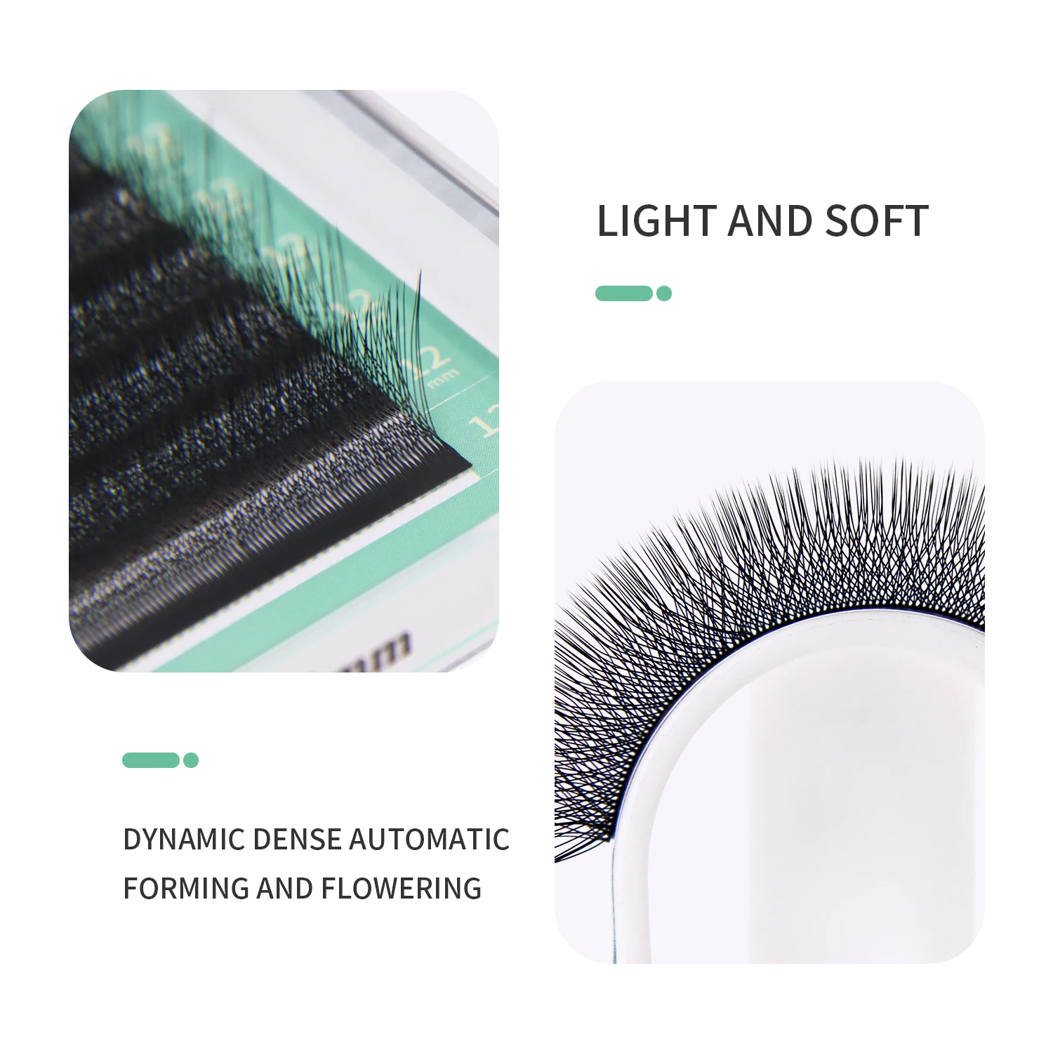 Ресницы для наращивания GLAMLA – обзор и цена Eyelash Extension Human Hair