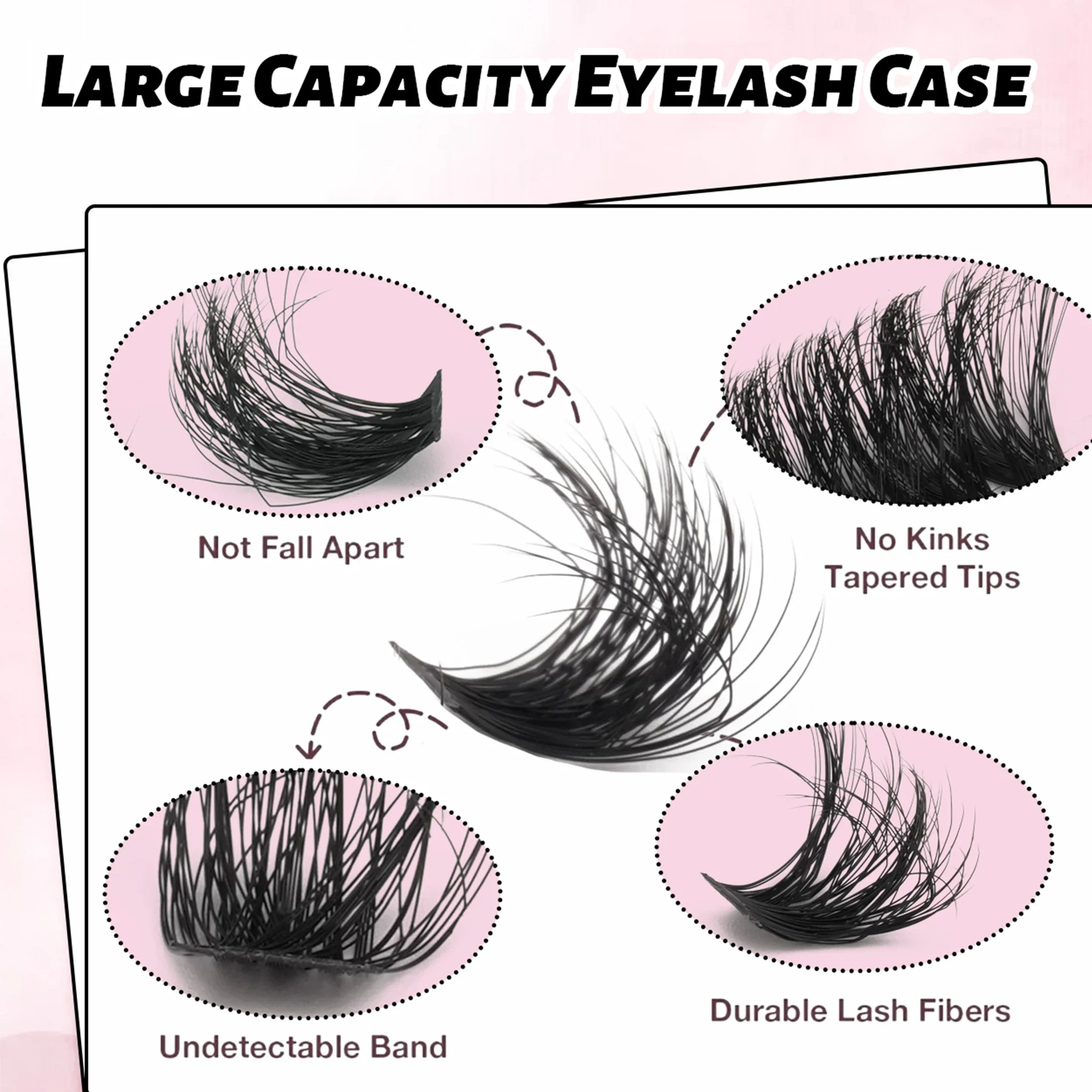 32 ряда, кривые ресницы, русск – обзор и цена Eyelash Extension Russian