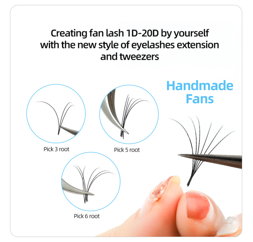 Накладные ресницы AGUUD J B C  – обзор и цена Eyelash Extension Human Hair