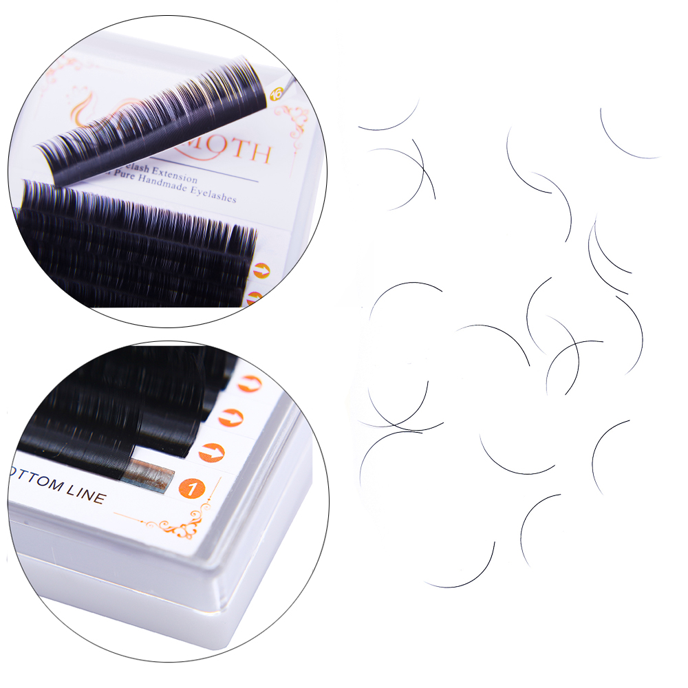 DOSMOTH, 10 коробок, 16 рядов, – обзор и цена Eyelash Extension Human Hair