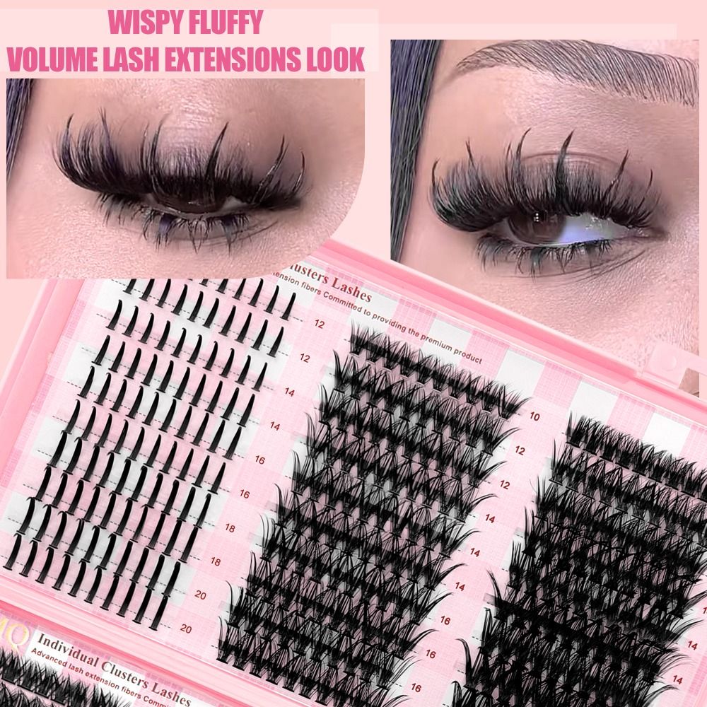 Накладные ресницы 9-16 мм, 3D  – обзор и цена Eyelash Extension Natural Look