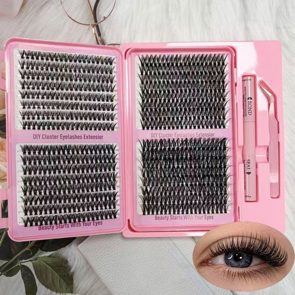 Новые густые длинные накладные – обзор и цена Eyelash Extension Natural Look